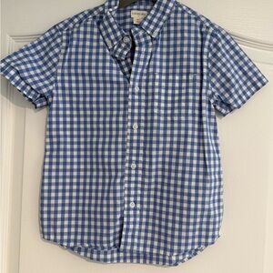Crewcuts Blue and White Checkered Shirt